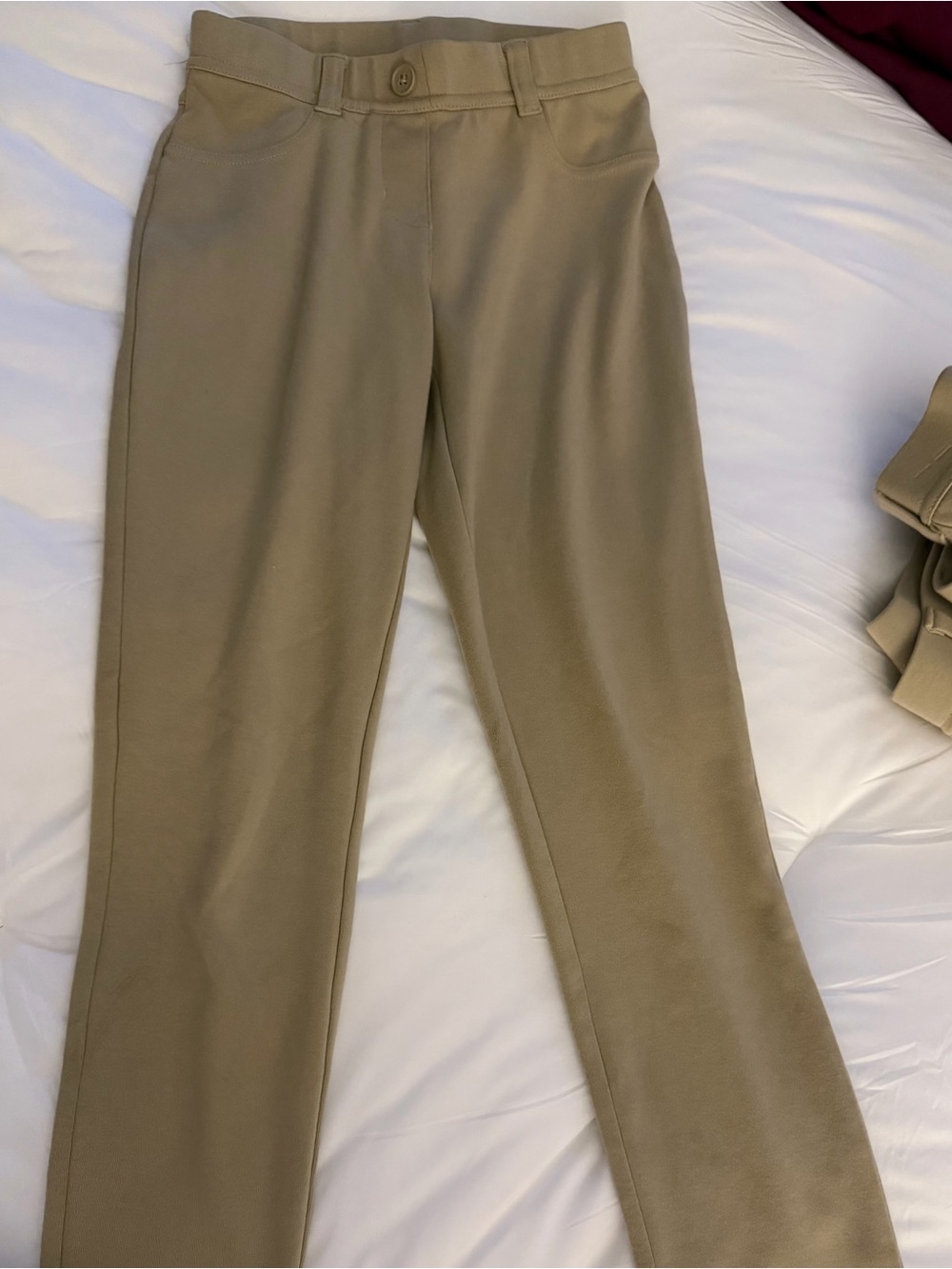 Classic Girl’s Khaki Stretch Casual/School Uniform Pants